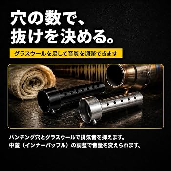 Amazon | Alpha Depot インナーサイレンサー インナーバッフル 汎用